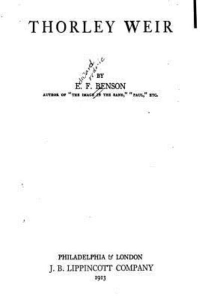 Cover for E F Benson · Thorley Weir (Paperback Bog) (2016)