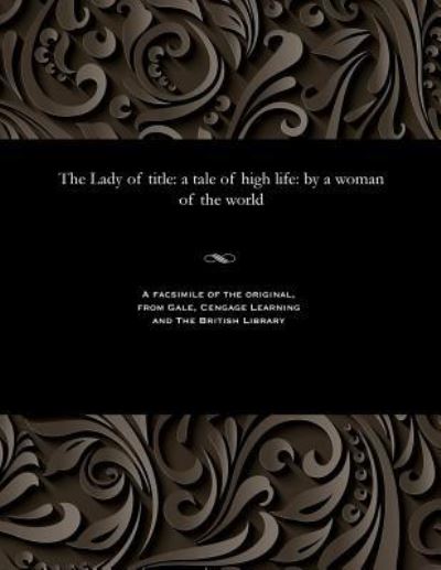 Cover for The Lady of Title (Paperback Book) (1901)