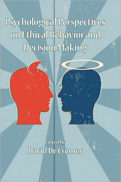 Cover for David De Cremer · Psychological Perspectives on Ethical Behavior and Decision Making (Hc) (Innbunden bok) (2009)