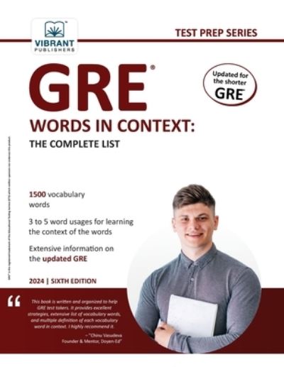 GRE Words in Context - Vibrant Publishers - Books - Vibrant Publishers - 9781636512068 - September 5, 2023