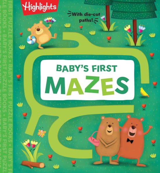 Cover for Baby's First Mazes - Highlights Baby's First Puzzle (Board book) (2025)