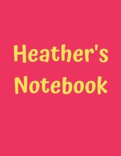 Cover for 99 Notes · Heather's Notebook (Pocketbok) (2019)