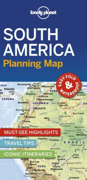 Cover for Lonely Planet · Lonely Planet South America Planning Map - Map (Kort) (2019)