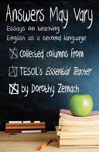 Cover for Dorothy Zemach · Answers May Vary: Essays on Teaching English As a Second Language (Paperback Book) (2012)