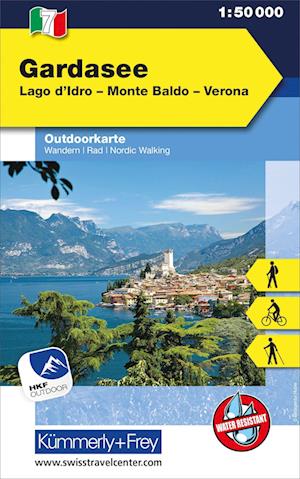 Cover for Kummerly &amp; Frey,Switzerland · Lake Garda 2017 (Map) (2021)