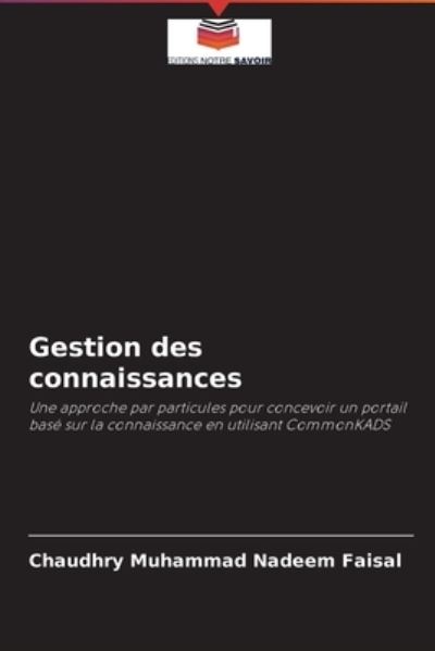 Cover for Chaudhry Muhammad Nadeem Faisal · Gestion des connaissances (Paperback Book) (2021)