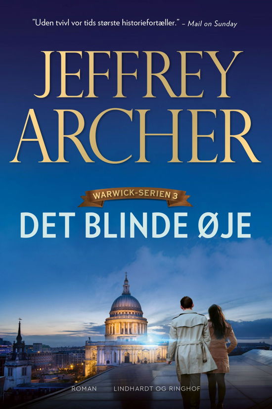 Cover for Jeffrey Archer · Warwick-serien: Det blinde øje (Bound Book) [1er édition] (2021)