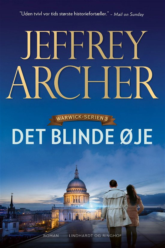 Cover for Jeffrey Archer · Warwick-serien: Det blinde øje (Innbunden bok) [1. utgave] (2021)