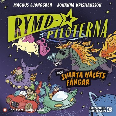 Cover for Magnus Ljunggren · Rymdpiloterna: Rymdpiloterna och svarta hålets fångar (Audiobook (MP3)) (2020)