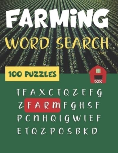 Cover for Thesaurus Brain · Farming Word Search - 100 Puzzles (vol.1) (Paperback Book) (2020)