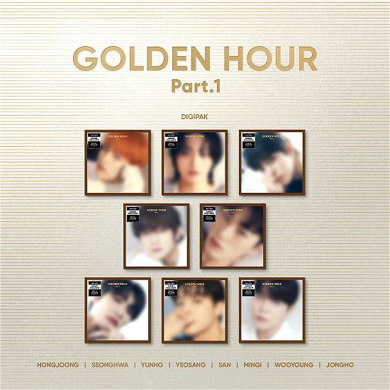 Cover for ATEEZ · Golden Hour Pt.1 (Płyta CD/Gadżety) [Europe Hello82 Pop-Up Digipack Bundle edition] (2024)