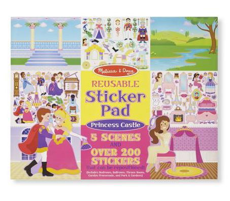 Cover for Melissa &amp; Doug · Reusable Sticker Pad - Princess Castle: Activity Books - Coloring / Painting / Stickers (Bok) (2013)