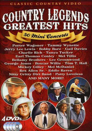 Cover for Country Legends Greatest Hits / Various · Country Legends Greates (Dv (DVD) (2012)