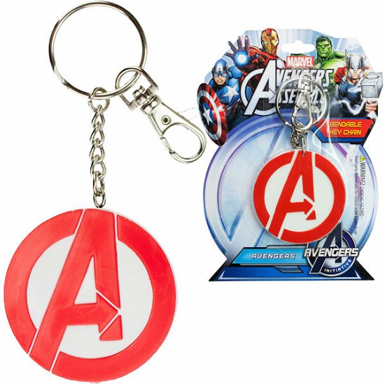 Cover for PVC-Schlüsselanhänger · MARVEL - Keychain Bendable Avengers Logo 6cm (MERCH)