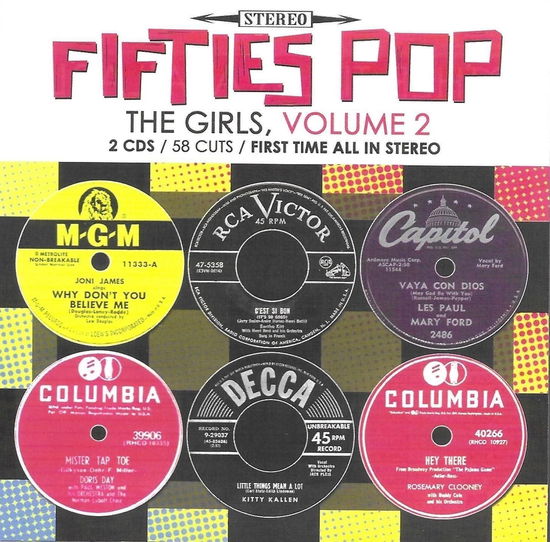 50s Pop Girls V2-54 Cuts-100% First Time / Var - 50s Pop Girls V2-54 Cuts-100% First Time / Var - Muziek -  - 0097037041069 - 8 december 2023