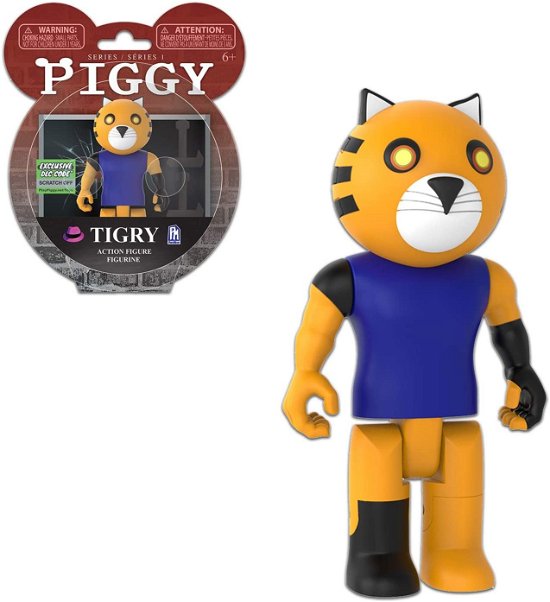 Cover for Piggy 3.75 Inch Figure  Tigry · Piggy: 3.75 Inch Tigry Articulated Buildable Action Figure Toy (MERCH)