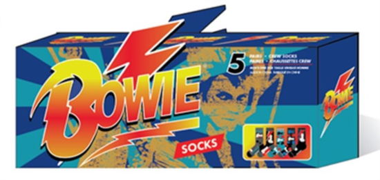 Cover for David Bowie · David Bowie Socks 5 Pack In Gift Box (One Size) (CLOTHES) (2024)