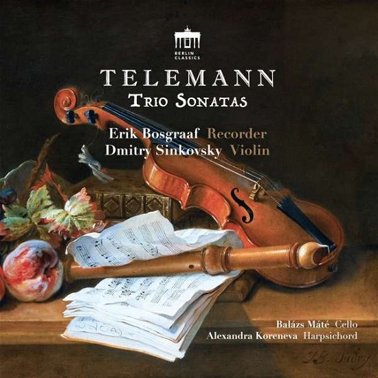 Cover for Erik Bosgraaf / Dmitry Sinkovksy · Telemann: Trio Sonatas (CD) (2017)