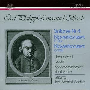 Cover for Bach / Gobel / Dealer · Sym No 4 / Harpsichord Ctos (CD) (1987)