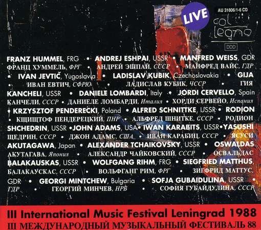 Cover for III Internat.Music Fest.Leningrad 1988 (CD) (2000)