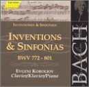BACH: Inventionen BWV 772-801 - Evgeni Koroliov - Musik - hänssler CLASSIC - 4010276016069 - 17. april 2000