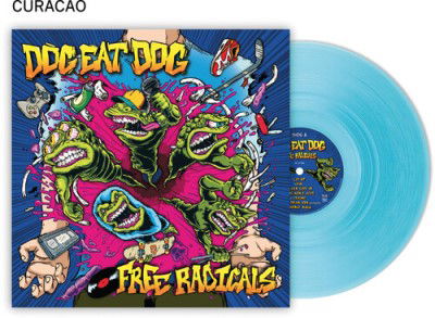 Cover for Dog Eat Dog · Free Radicals (LP) [Limited Curacao Vinyl edition] (2023)