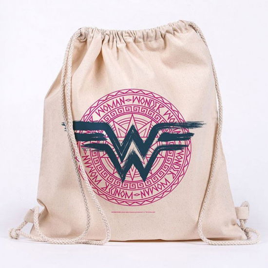 Dc Comics Wonder Woman Logo Draw String Canvas Eco Bag - Gb Eye - Koopwaar - Gb Eye - 5028486486069 - 