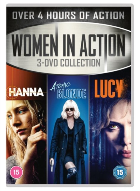 Cover for Hanna  Atomic Blonde  Lucy · Lucy / Hanna / Atomic Blonde (DVD) (2020)
