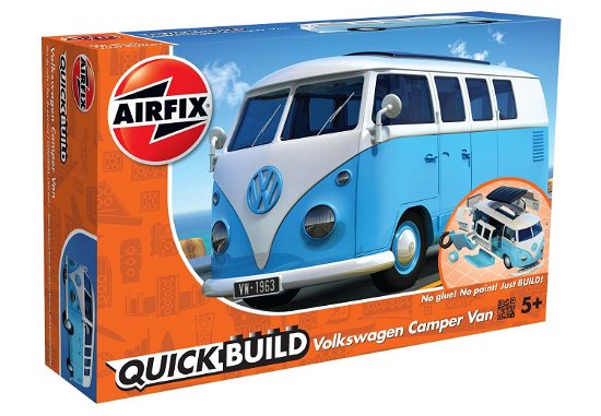 Quickbuild Vw Camper Van - Blue - Airfix - Merchandise - Airfix-Humbrol - 5055286648069 - 