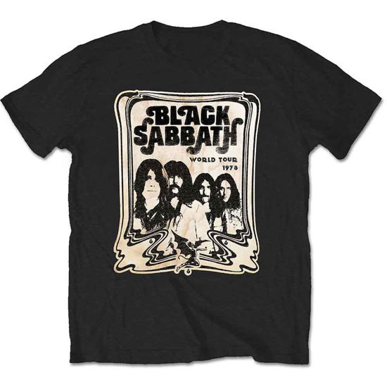 Black Sabbath Unisex T-Shirt: World Tour 1978 - Black Sabbath - Mercancía - Bravado - 5055295350069 - 