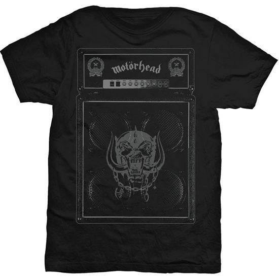 Motorhead Unisex T-Shirt: Amp Stack - Motörhead - Fanituote - Global - Apparel - 5055979917069 - keskiviikko 15. tammikuuta 2020