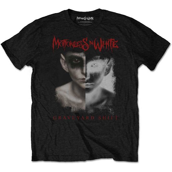 Cover for Motionless In White · Motionless In White Unisex T-Shirt: Split Screen (T-shirt) [size S] [Black - Unisex edition]
