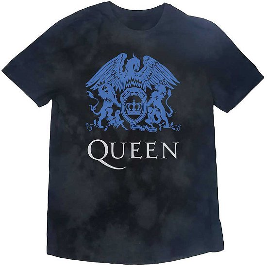 Queen Kids T-Shirt: Blue Crest (Wash Collection) (1-2 Years) - Queen - Produtos -  - 5056561078069 - 