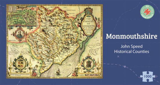 Cover for Monmouthshire Historical 1610 Map 1000 Piece Puzzle (Paperback Book) (2024)