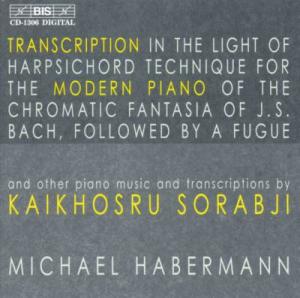 Cover for Sorabji / Habermann · Transcriptions (CD) (2003)