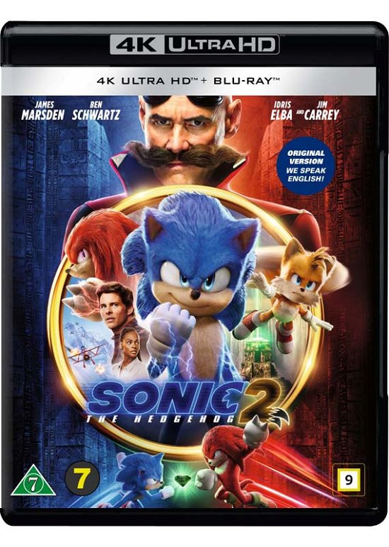 Sonic the Hedgehog 2 -  - Elokuva - Paramount - 7333018024069 - maanantai 8. elokuuta 2022