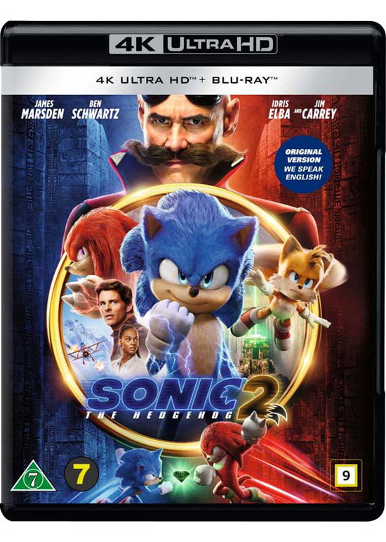 Sonic the Hedgehog 2 - 4k Ultra Hd -  - Películas - Paramount - 7333018024069 - 8 de agosto de 2022