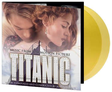 Cover for James Horner · Titanic (Original Score) (LP) [Yellow Vinyl edition] (2025)