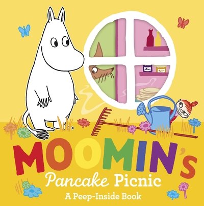 Moomin's Pancake Picnic Peep-Inside - Tove Jansson - Kirjat - Penguin Random House Children's UK - 9780241349069 - torstai 13. kesäkuuta 2019