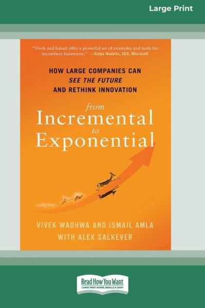 Cover for Vivek Wadhwa · From Incremental to Exponential (Paperback Book) (2020)