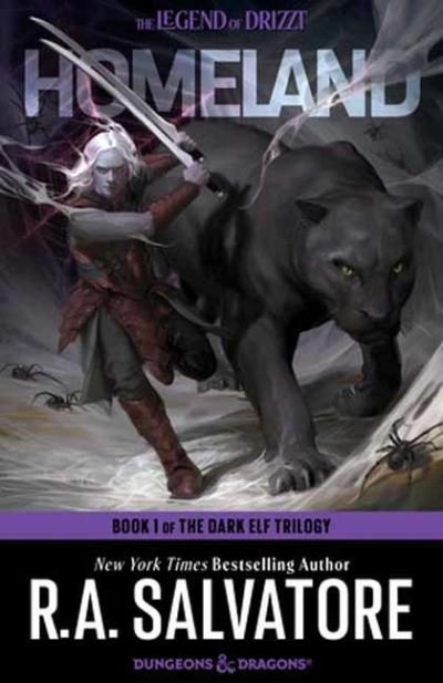 Cover for R.A. Salvatore · Homeland: Dungeons &amp; Dragons: Book 1 of The Dark Elf Trilogy (Pocketbok) (2024)
