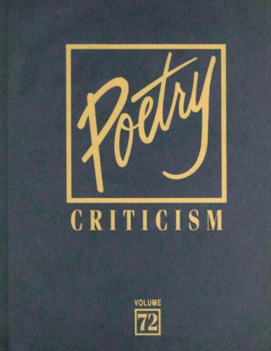 Cover for Michelle Lee · Poetry Criticism (Hardcover Book) (2006)