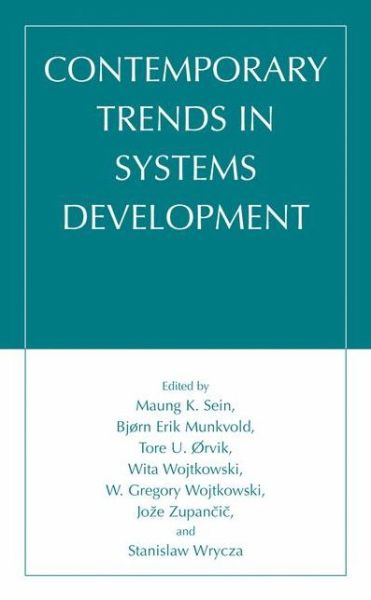 Cover for Maung K Sein · Contemporary Trends in Systems Development (Paperback Book) [Softcover Reprint of the Original 1st Ed. 2001 edition] (2012)