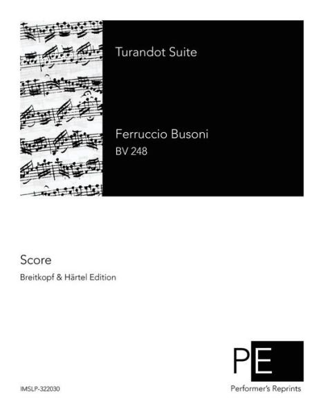 Cover for Ferruccio Busoni · Turandot Suite (Paperback Book) (2015)