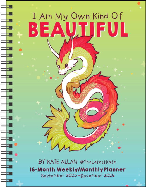 I Am My Own Kind of Beautiful 16-Month 2025-2026 Weekly / Monthly Planner Calendar - Kate Allan - Merchandise - Andrews McMeel Publishing - 9781524898069 - July 8, 2025