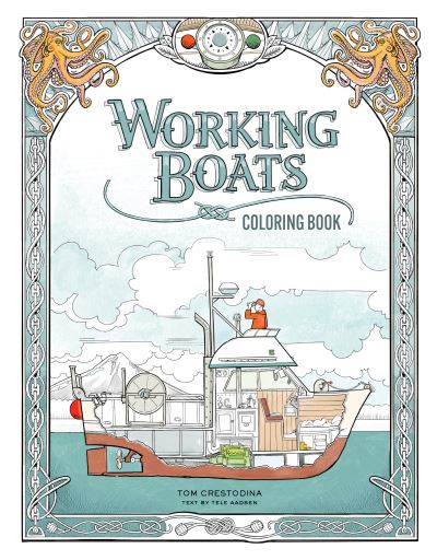 Cover for Tom Crestodina · Working Boats Coloring Book - Working Boats (Pocketbok) (2023)