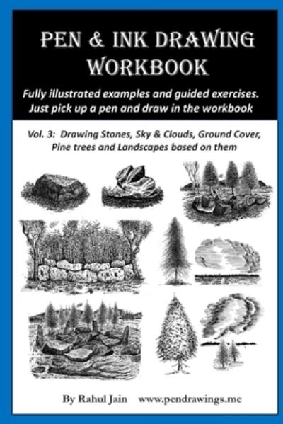 Cover for Rahul Jain · Pen &amp; Ink Drawing Workbook vol 3 (Paperback Book) (2018)