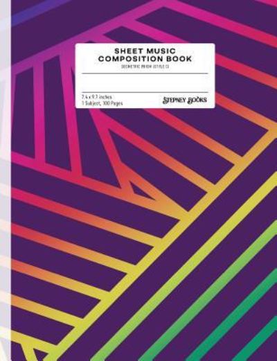 Cover for Stepney Books · Sheet Music Composition Book (Paperback Book) (2018)