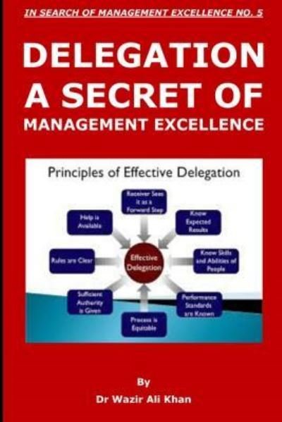 Cover for Dr Wazir Ali Khan · Delegation, a Secret of Management Excellence (Taschenbuch) (2018)
