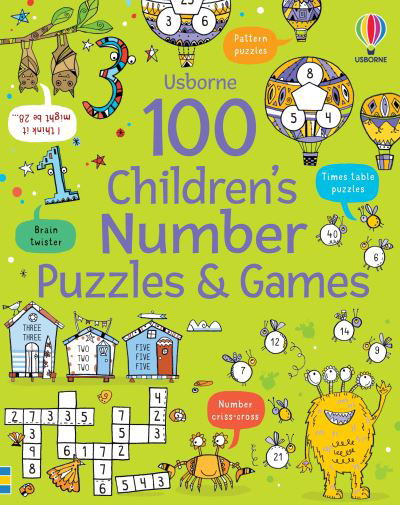 Cover for Phillip Clarke · 100 Children's Number Puzzles and Games - Puzzles, Crosswords and Wordsearches (Paperback Book) (2025)